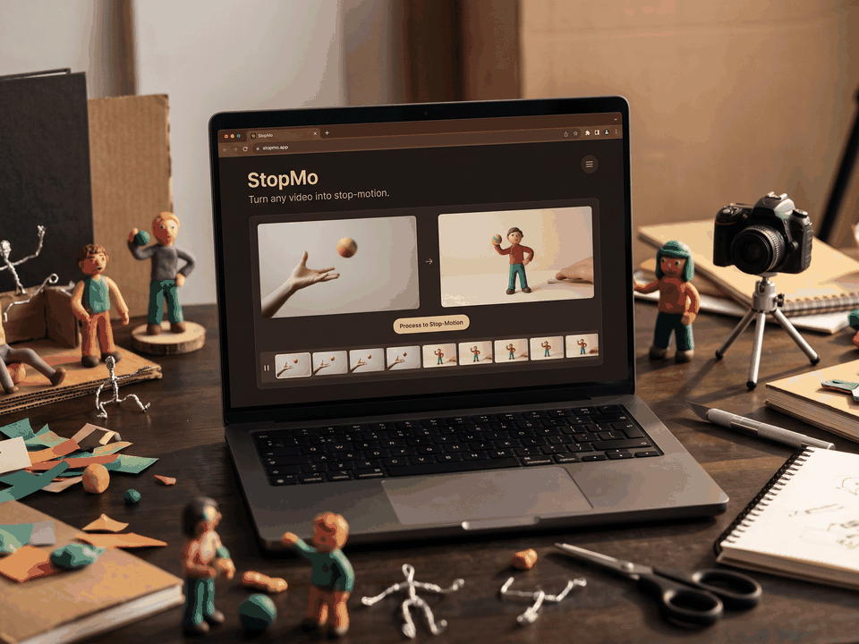 StopMo: Any video into stop-motion. Problem: Plain, smooth video. What it does: Pick a look. Result: Free, no watermark.