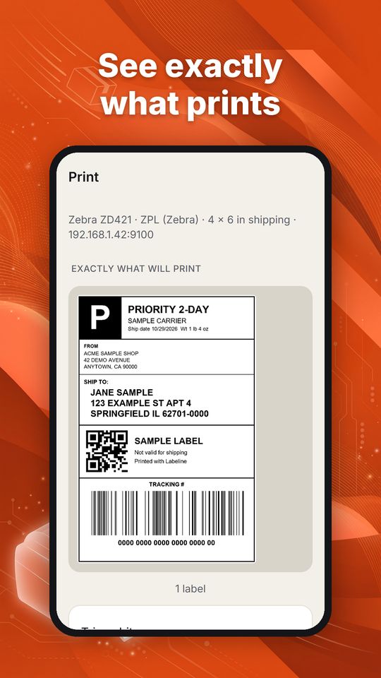 Print preview: see exactly what prints